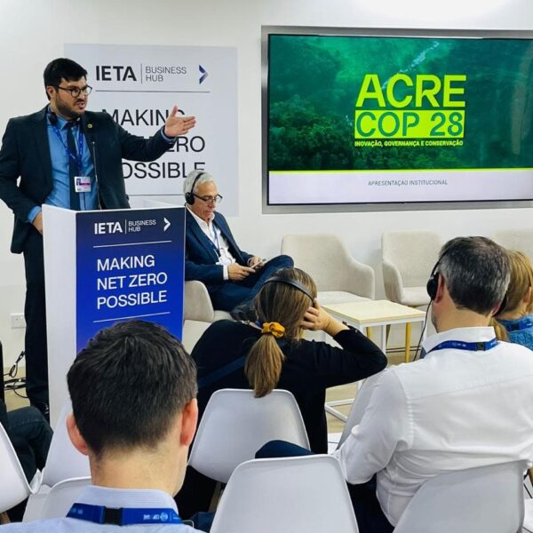 Acre apresenta avanços no fortalecimento da governança e atualização das salvaguardas para acesso a financiamento climático na COP28