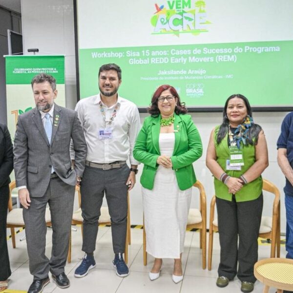 Na COP30, Acre celebra 15 anos do Sistema de Incentivo a Serviços Ambientais com representantes da Alemanha e Reino Unido